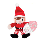 Christmas Plush Magnetic Elf 16cm
